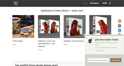 Desktop Screenshot of antlergames.com